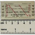 1965 British Railways Board ticket 2nd single W...