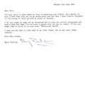 Harry Bowling Personal Letter Author Rare Hand ...