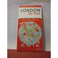 LONDON BY BUS, 2012 pocket sized London sheet m...