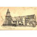 Brookland Church, Kent, H C Coleman Pencil Sket...