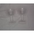 2 Victorian/Edwardian Champagne Coupe Glasses