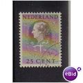 NETHERLANDS 1951 OFFICIAL 25C BROWN F/U SGJ31