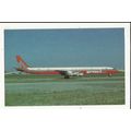 Aviation NATIONAIR CANADA DC8-61 Postcard by Ae...