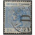 Grenada 1887 SG32 2 1/2d Ultramarine Wmk Crown ...