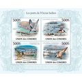 COMORES 2010 SHEET MNH PORTS INDIAN OCEAN WATER...