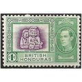 British Honduras 1938 SG150 1c Bright Green Mou...