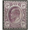 Transvaal 1902 SG246 2d Black & Purple Mounted ...