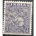 India 1949 - SG 309 - 3p violet - Ajanta Panel ...