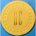 UC (Union Club). Vintage Casino Chip. Emeryvill...