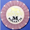 MGM Grand. Roulette Casino Chip. Detroit, MI. Z33.