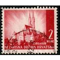 Croatia 1941 Landscapes 2K Used Stamp