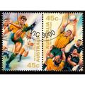 Australia 1999 Rugby 2 x 45c Used Stamps h.