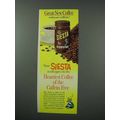 1960 Siesta Coffee Ad - Great Without Caffein!