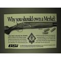 1994 GSi Merkel Model 201E Shotgun Ad - You Should Own