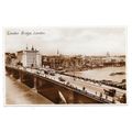 STUNNING REAL PHOTO POSTCARD ANIMATED BUSES ETC...