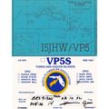 Turks & Caicos Islands Map QSL Amateur Radio It...