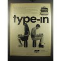1967 SCM Smith-Corona Electric Portable Typewriter Advertisement - Type-in