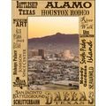 Dallas Texas Collage Laser Engraved Wood Pictur...