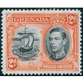Grenada 1938 2d black & orange Perf 12½ SG156 u...