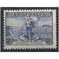 Australia 1935 SG157 3d Blue Mounted Mint ..