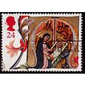 Great Britain 1991 Christmas 24p Used Stamp Mar...