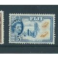 fiji stamps sg293 sg 293 5/- used 1954 cds