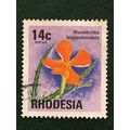 Rhodesia 1974 14c Wild Pimpernel Used SG 500 Sc...