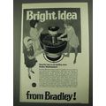 1968 Bradley Washfountains Ad - Bright Idea