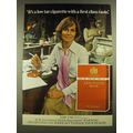 1979 John Player Cigarettes Ad - First Class Taste
