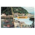 multiview, MINEHEAD, SOMERSET used postcard 198...