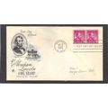 FDC Art Craft 1058 4c Abraham Lincoln CLP (Cach...