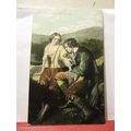 BURNS AND HIGHLAND MARY used antique postcard b...