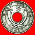 GREAT BRITAIN:EAST AFRICA★5 CENTS 1921 GEORGE V...