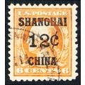 K6, Used 18¢ VF/XF Shanghai Stamp - With Graded...