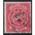 Antigua 1909 Arms 1d Fine Used SG 43 St Johns P...