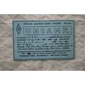 1989 QSL Card Belgium Amateur Radio Station JO2...