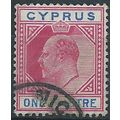 Cyprus 1903 SG52 1pi Carmine & Blue Very Fine U...