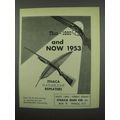 1953 Ithaca Featherlight Repeaters Ad - Then and Now