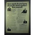 1968 Members New York Stock Exchange Ad - Know