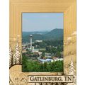 Gatlinburg Landscape Sketch Laser Engraved Wood...