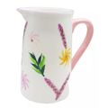 Purple & Yellow Floral Jug 14 CM Fine China Tab...