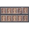BULK STOCK.24p Chestnut x 10.Type Unchecked.Fin...