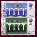 Guernsey Europa Cept 1984 gestempeld ..........