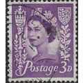 JERSEY, Queen Elizabeth II Wilding, violet 1958...