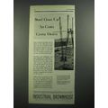 1931 Industrial Brownhoist Crane Ad - Steel Goes Up!