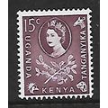 KENYA UGANDA TANGANYIKA 1960 SG 185 15c DULL PU...
