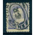 Used 212 1c Benjamin Franklin Barely Clears M01584