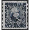 Mi 419 A: 5 Kr. (+ 45 Kr.) blackish blue Welfare