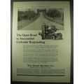 1922 Heald Cylinder Grinders Ad - The Open Road