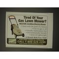 2005 Neuton Cordless Electric Mower Ad - Tired ...